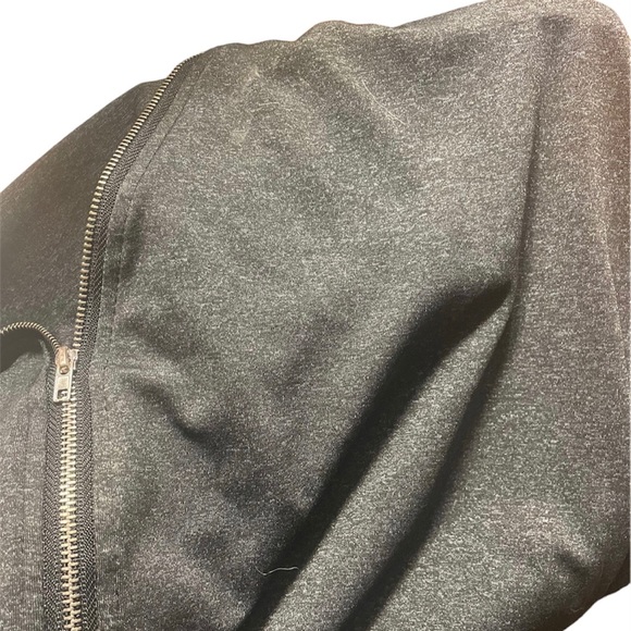 Dark Grey Zippered Top - Picture 3 of 4